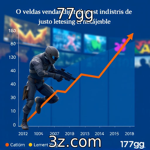 Crescimento das vendas digitais na indústria de jogos